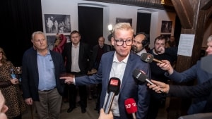 Søren Larsen (t.v) og Steen Wrist er blandt de to, som kæmper om de ni socialdemokratiske pladser. Foto: Ludvig Dittmann