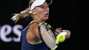 Straks efter sejren i Australian Open og den føste grand slam-titel til Caroline Wozniacki kunne Panzerglass meddele, at virksomheden nu er sponsor for tennisstjernen. Foto: Reuters/Issei Kato