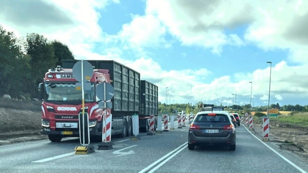 Hver dag byder på kilometerlange køer på Viborgvej: Lokalformand langer ud efter Vejdirektoratet