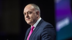 Mykhailo Vydoinyk har været Ukraines ambassadør i Danmark siden 2018. (Arkivfoto).
