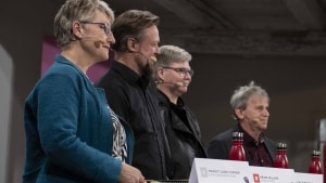 Lena Bækholm (tredje fra venstre) formåede ikke at fastholde det mandat, som Radikale har i byrådet. Arkivfoto: Stefan Sommer Jagd
