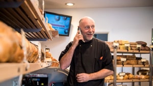 Bagermester Michael Jensen afventer spændt resultatet af brugerafstemningen om landets bedste bageri. Arkivfoto: Laust Jordal