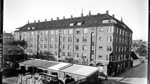Blækfabrikken i Vordingborggade i 1922. Foto: Jubilæumsbog for Rønning og Gjerløff, 1941