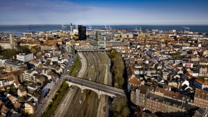 Der har været heftige diskussioner om en overdækning af banegraven i Aarhus. Men det står nu klart, at projektet ikke bliver til noget. Foto: Axel Schütt