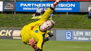 Mathias Rask Thomsen har indkasseret 14 mål i de første otte ligakampe. Arkivfoto: Jørgen Kirk.
