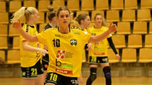 Celine Holst Elkjær gik i spidsen for HH Elite mod Odense og fik prisen som bedste Horsens-spiller. Foto: Charlotte Adsbøl.