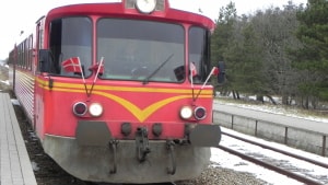 Y-togene fik flag på for at markere, at toget er reddet.