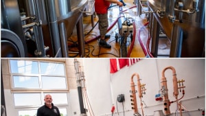 Øl bliver brygget for oven, og gin og whisky forneden. Nu rykker de to producenter sammen om et sats på færdigblandede drinks. Fotos: Johan Gadegaard