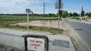 I næsten to år har der ikke kørt tog mod Odder. Det kommer der til i løbet af sommeren, lover Aarhus Letbane. Foto: Axel Schütt