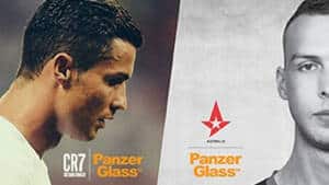 Med millioner af følgere på de sociale medier har Real Madrid-stjernen, Christiano Ronaldo, direkte adgang til at reklamere for Hinnerup-virksomheden PanzerGlass' produkter. Foto: PR