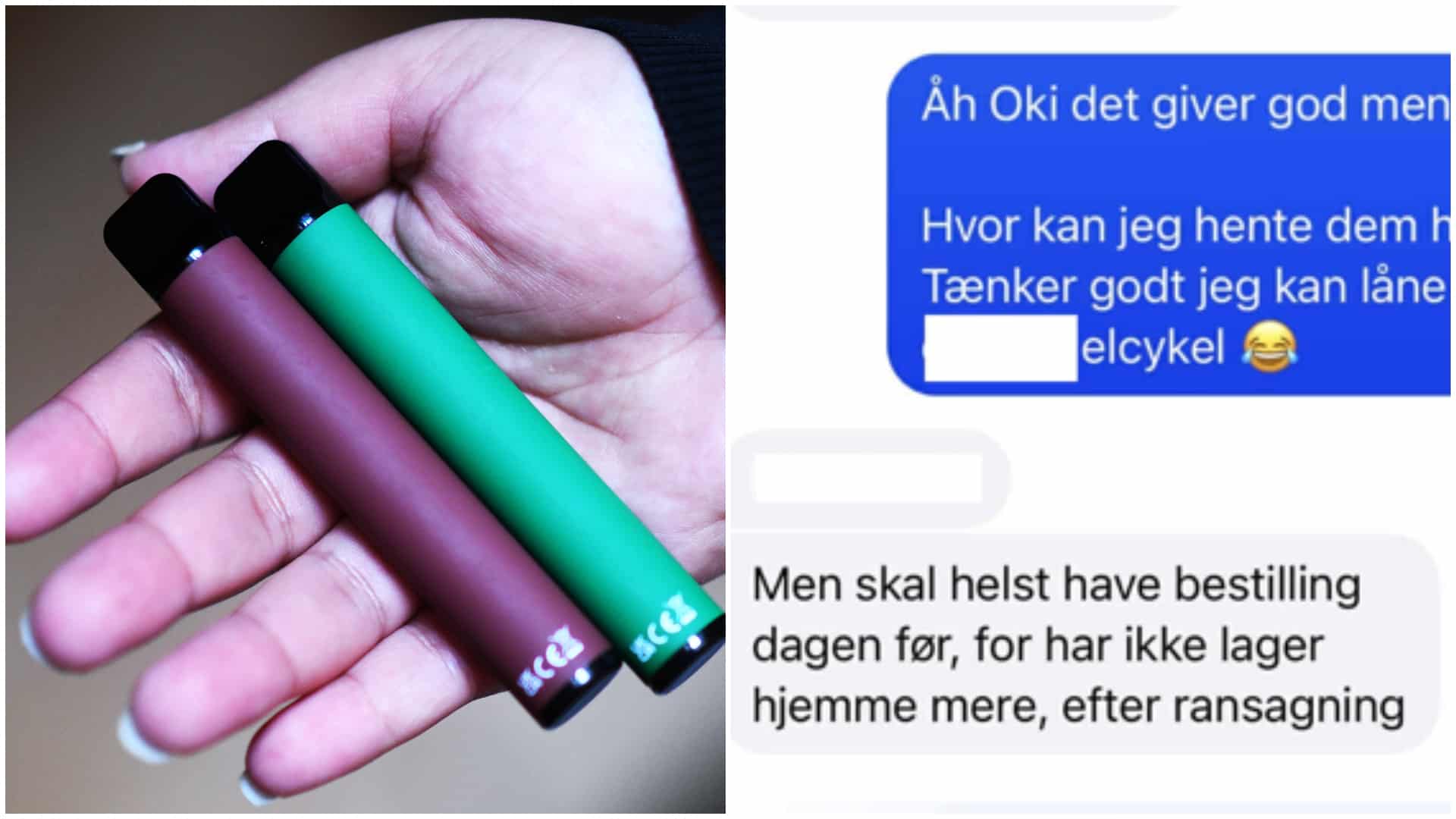 Afsløring: Familiefar fra Fredericia sælger ulovlige puffbars til unge og  tjener styrtende på det