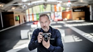 Ib Thordal har etableret sig i Spinderihallerne og er med til at lave Fujifilm Nordic events i forbindelse med Photofood-festivalen i Spinderihallerne. Foto: Michael Svenningsen