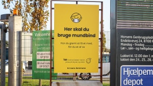 Kommunen anbefaler mundbind på genbrugspladsen - men det er ikke krav | hsfo.dk