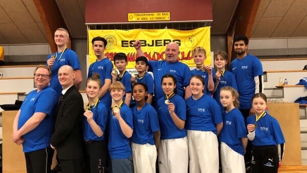 Medaljeregn til taekwondokæmpere