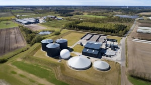 Nature Energy har planer for 40 nye biogas-anlæg som dette i Brande. Arkivfoto: Claus Haagensen