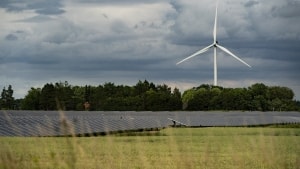 Vindmøller og solceller er ved at blive en del af det danske landskab. De producerer klimavenlig strøm, men de udfordrer samtidig den danske forsyningssikkerhed. Foto: Ida Marie Odgaard, Ritzau / Scanpix