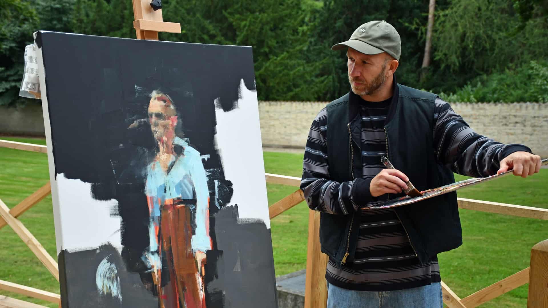 Jeppe Rapp har slukket mic'en: Nu er han kunstmaler og far til fire ...