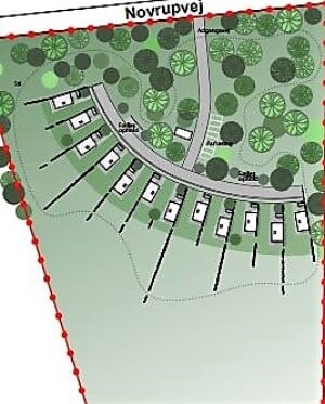 Skæve boliger på Novrupvej i Esbjerg – almene boliger