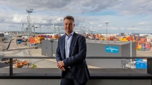 Thomas Haber Borch, direktør Aarhus Havn, forventer yderligere overskud i 2022. Pressefoto: Carsten Ingemann