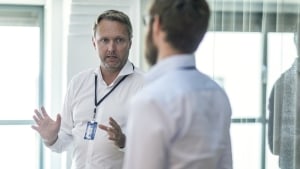 Rasmus Lundgaard Pedersen ser medarbejderne som det største aktiv i virksomheden, derfor er det vigtigt at udvikle dem. Foto: Thomas Priskorn