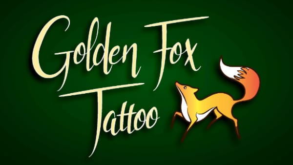 Golden fox. Надпись Golden Fox.