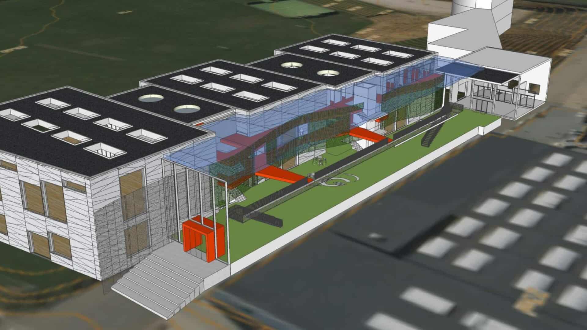 Udvidelse af SG-huset ved Svendborg Idrætscenter
