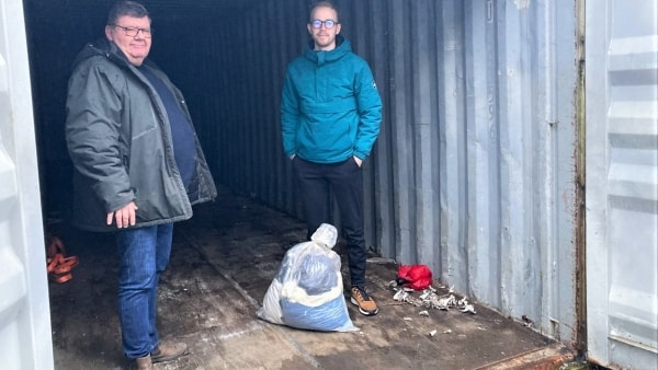 Her kan du aflevere soveposer, tæpper og til Ukraine: Søren stiller to 40 fods containere til rådighed | frdb.dk