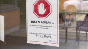 Aarhus Kommune genindfører restriktioner for besøg i ældreplejen. Det skyldes en markant stigning i antallet coronasmittede i Aarhus. Foto: Mads Dalegaard