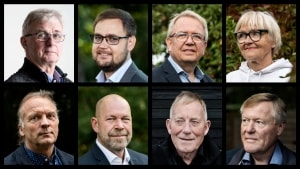 Spidskandidaterne ved kommunalvalget på Langeland, 2021. Foto: Katrine Becher Damkjær
