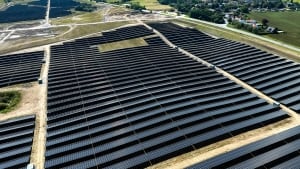 En solcellepark i Kolding Kommune. Arkivfoto: Søren Gylling