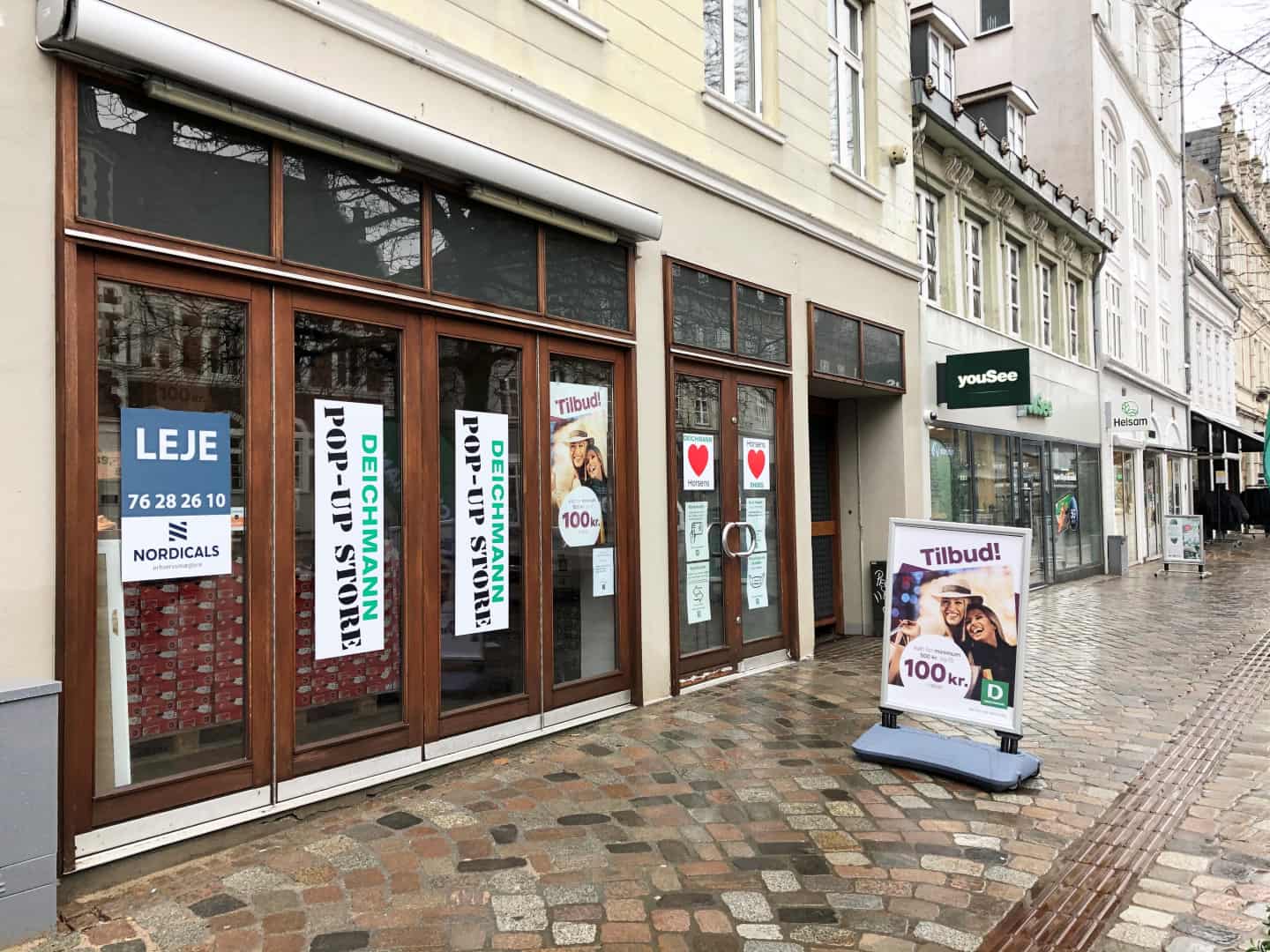 side det er alt beundre Skoforretning bryder ud af bytorvets nedlukning - har åbnet pop up-butik på  Søndergade | ugeavisen.dk
