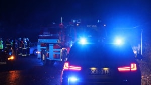 En kvinde er død efter en soloulykke øst for Egtved. Foto: Presse-fotos.dk