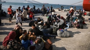 Mens Danmark placerer sig lavt i opgørelsen over, hvem der modtager flest asylansøgere pr. indbygger, fortsætter lande som Cypern og Grækenland med at ligge i top på listen. Foto: Costas Baltas/Ritzau Scanpix