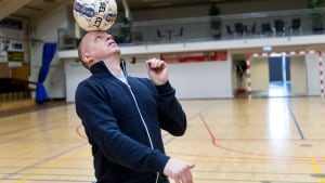 Tidligere fodboldspiller Jørn Aas er ny centerleder i Lem Hallen. Foto: John Randeris