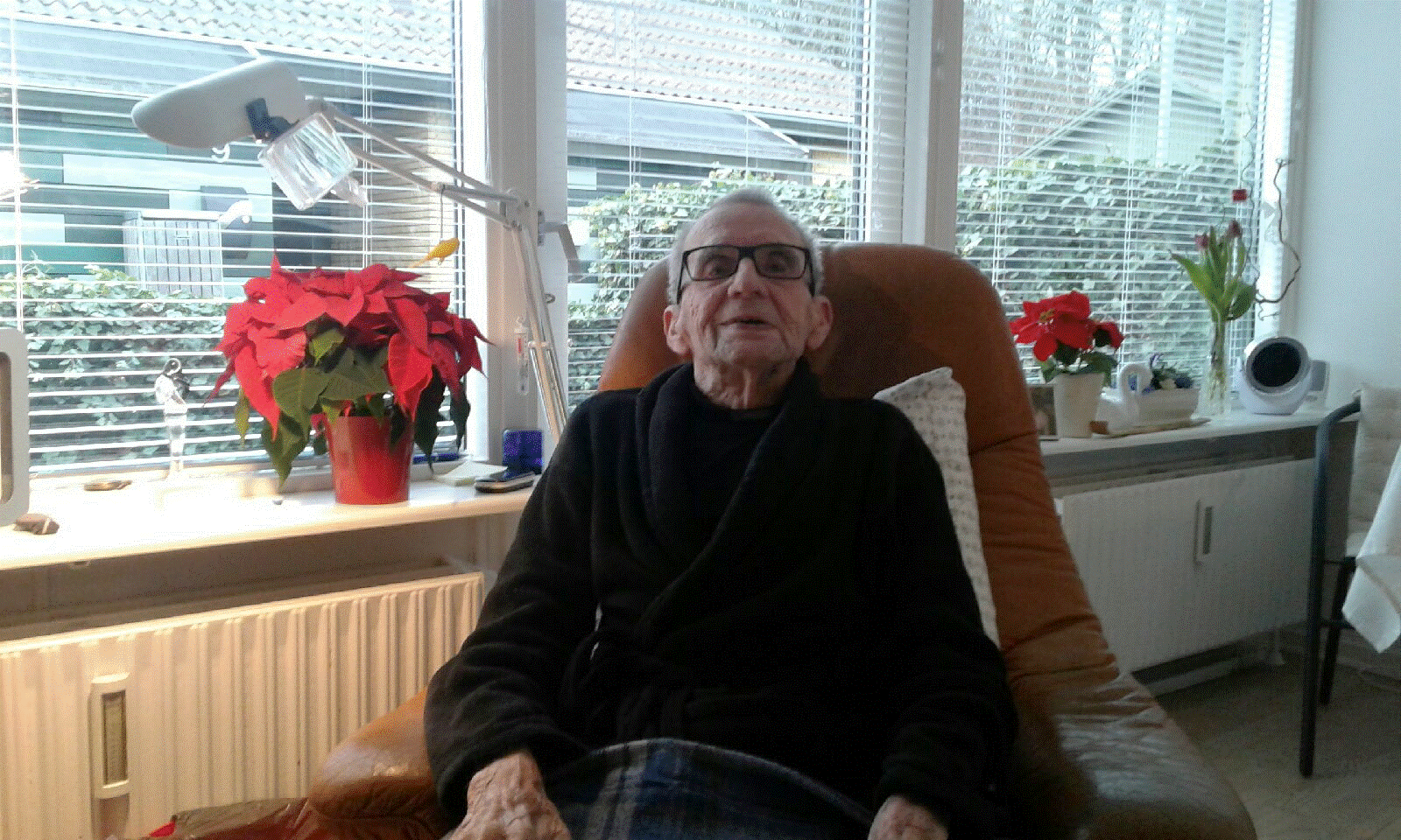 Kai Andersen - tidligere styrmand og kaptajn - bor nu i Lindelse. Privatfoto